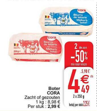 Cora Boter Cora aanbieding