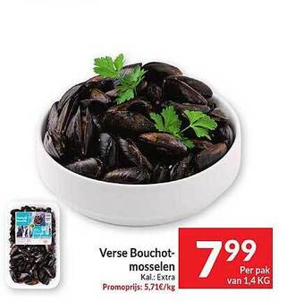 Intermarché Verse Bouchot-mosselen aanbieding