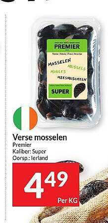 Intermarché Verse Mosselen aanbieding