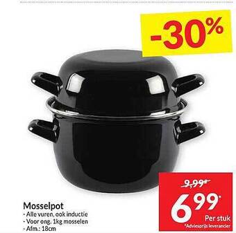 Intermarché Mosselpot aanbieding