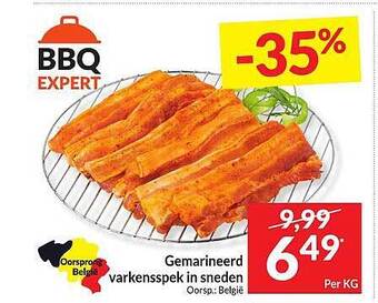 Intermarché Gemarineerd Varkensspek In Sneden aanbieding