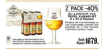 Prik en Tik Tripel Karmeliet aanbieding