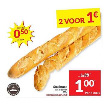 Intermarché Stokbrood aanbieding