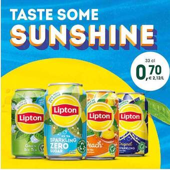 Prik en Tik Lipton aanbieding