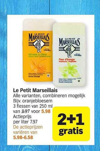 Albert Heijn Le Petit Marseillais aanbieding
