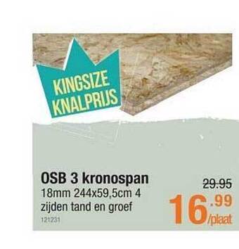 Cevo Osb 3 Kronospan aanbieding