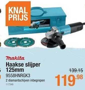 Makita Haakse Slijper 125 Mm