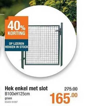 Cevo Hek Enkel Met Slot aanbieding