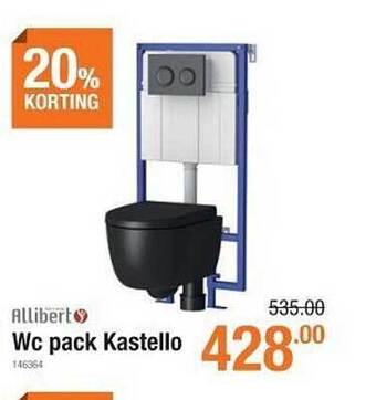 Cevo Allibert Wc Pack Kastello aanbieding
