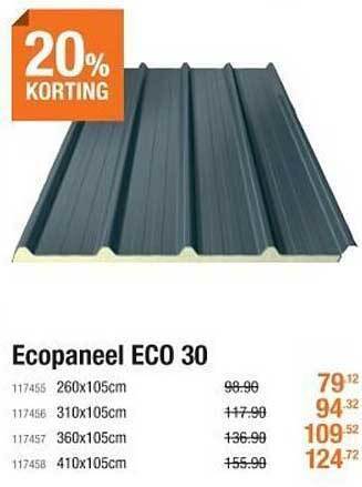 Cevo Ecopaneel Eco 30 aanbieding