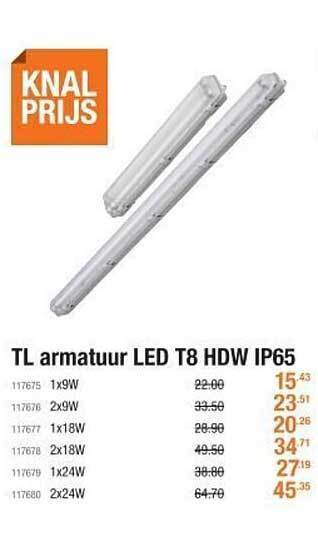 Cevo Tl Armatuur Led T8 Hdw Ip65 aanbieding