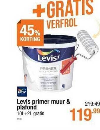 Cevo Levis Primer Muur & Plafond aanbieding