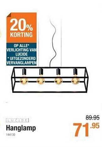 Cevo Lucide Hanglamp aanbieding