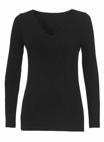 HEMA HEMA Dames T-shirt Biologisch Katoen Zwart (zwart) aanbieding