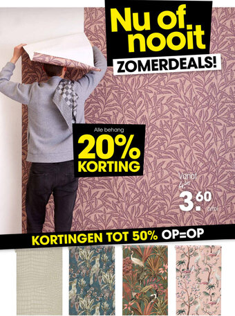 Kwantum Alle behang aanbieding