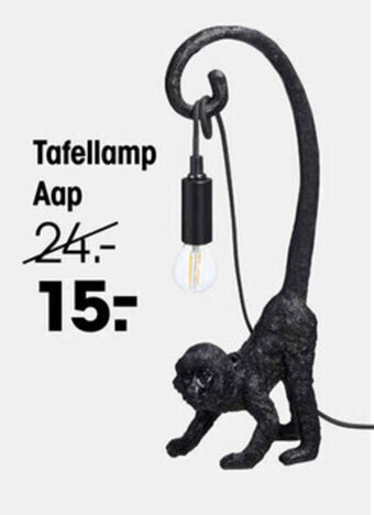 Kwantum Tafellamp Aap aanbieding