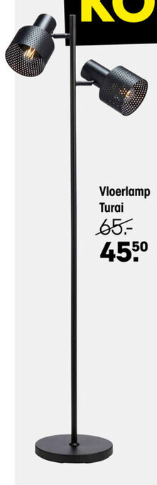 Kwantum Vloerlamp Turai aanbieding