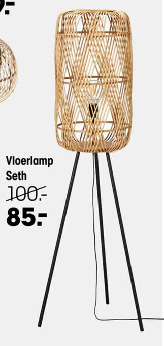 Kwantum Vloerlamp Seth aanbieding
