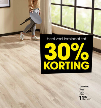 Kwantum Laminaat Toba aanbieding