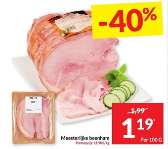 Intermarché Meesterlijke beenham 100 G aanbieding