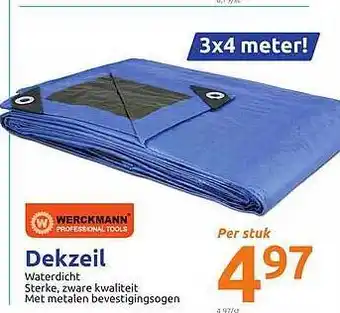 Action Dekzeil aanbieding
