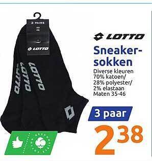 Action Lotto Sneaker-sokken aanbieding