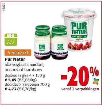 Colruyt Pur Natur aanbieding