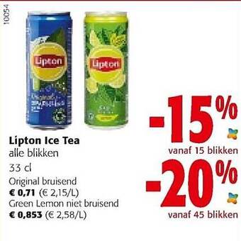 Colruyt Lipton Ice Tea aanbieding