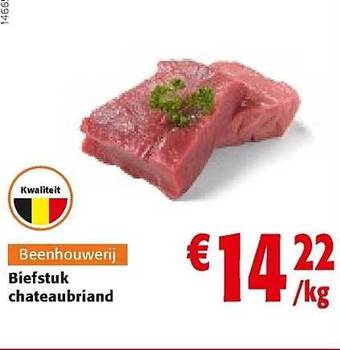 Colruyt Biefstuk Chateaubriand aanbieding