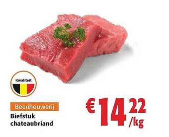 Colruyt Biefstuk Chateaubriand aanbieding