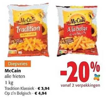 Colruyt Mccain Frieten aanbieding