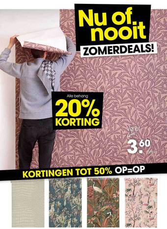 Kwantum Behang aanbieding