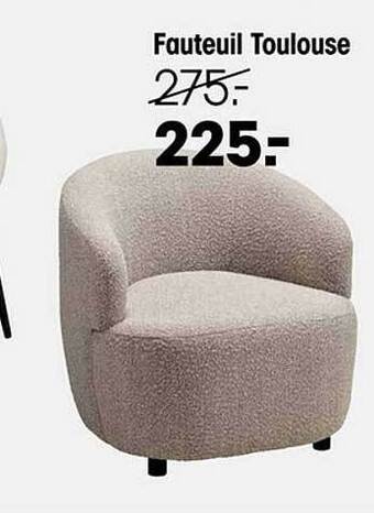 Kwantum Fauteuil Toulouse aanbieding