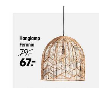 Kwantum Hanglamp Feronia aanbieding