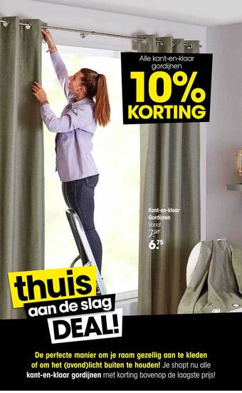 Kwantum Kantenklaar Gordijnen aanbieding