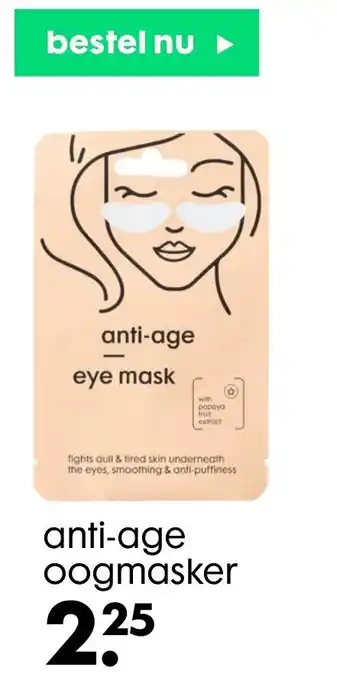 HEMA Anti-age oogmasker aanbieding