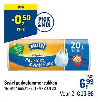 Swirl Pedaalemmerzakken