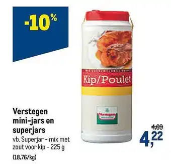 Verstegen Mini-jars En Superjars