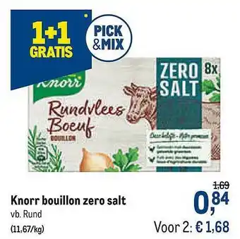 Knorr Bouillon Zero Salt