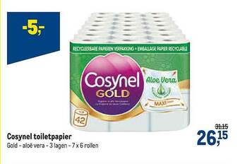 Makro Cosynel Toiletpapier aanbieding