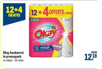 Makro Okay Keukenrol In Promopack aanbieding