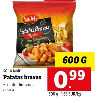 Lidl Sol & Mar Patatas Bravas, 600 g 150618 aanbieding