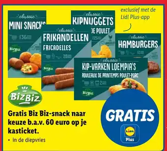 Lidl Bizbiz Gratis Biz Biz-snack aanbieding