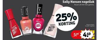 Kruidvat Sally Hansen Nagellak aanbieding