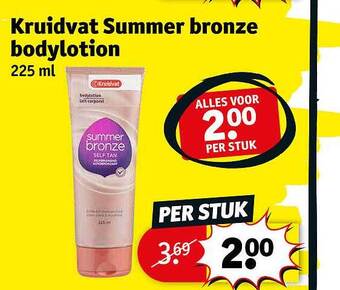 Kruidvat Kruidvat Summer Bronze Bodylotion aanbieding