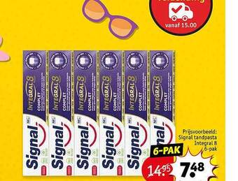 Kruidvat Signal Tandpasta Integral 8 aanbieding