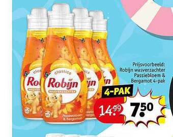 Kruidvat Robijn Wasverzachter aanbieding