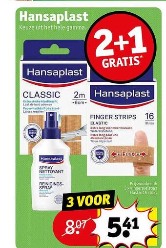 Kruidvat Hansaplast aanbieding