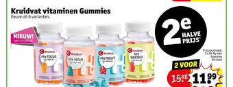 Kruidvat Kruidvat Vitaminen Gummies aanbieding