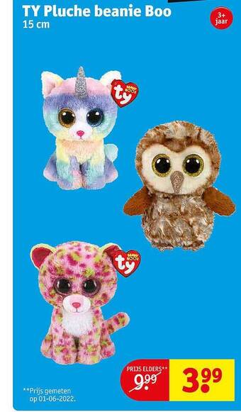 Kruidvat Ty Pluche Beanie Boo aanbieding